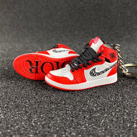 nike dior keychain|PAIR of Nike Dior shoe keychains .